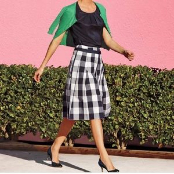 Boden Dresses & Skirts - Boden Gingham Pleated Skirt